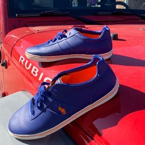 Blue Hanford Polo Ralph Lauren tennis shoes for men
